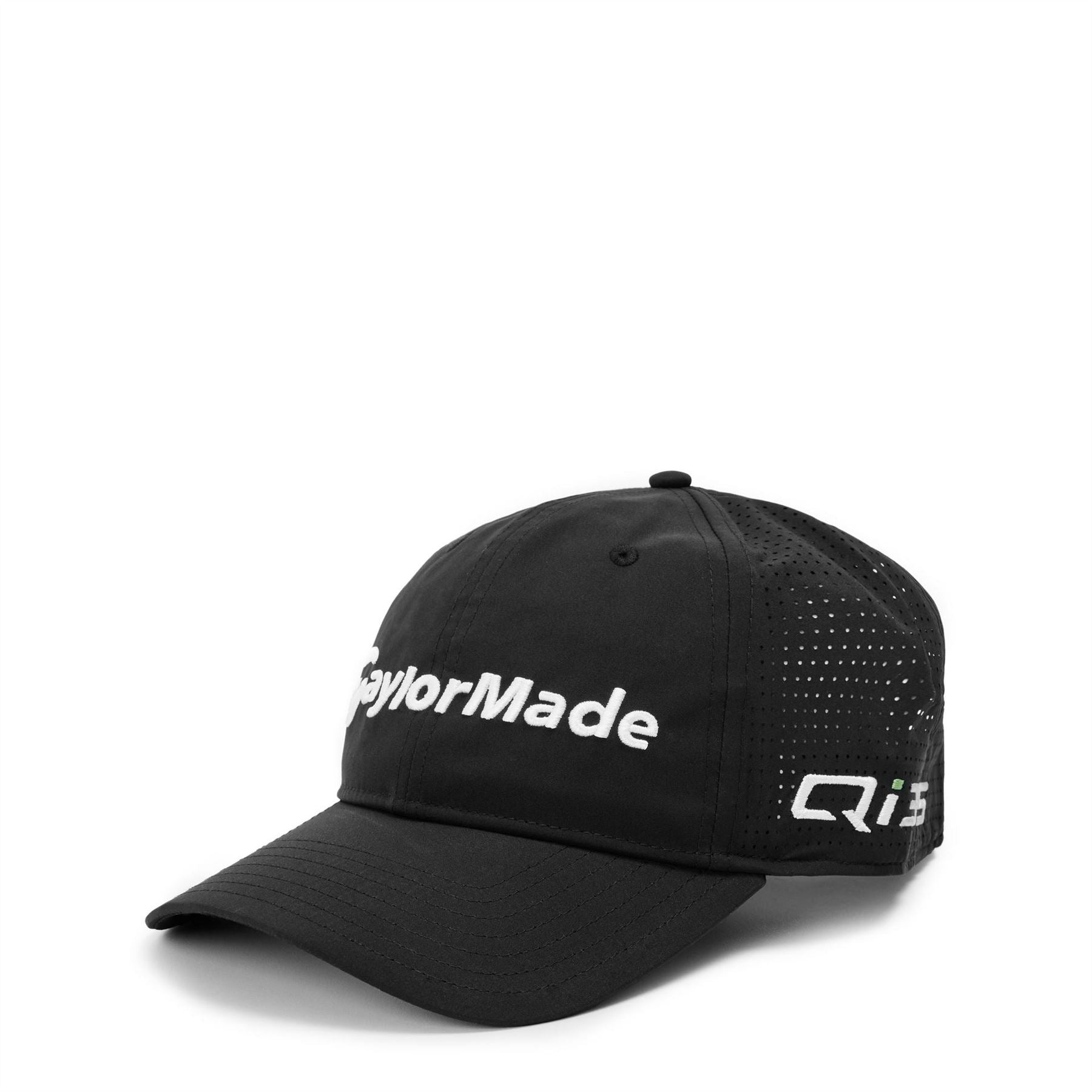 TaylorMade Wordmark Logo Embroidered Pre Curved Brim Baseball Cap