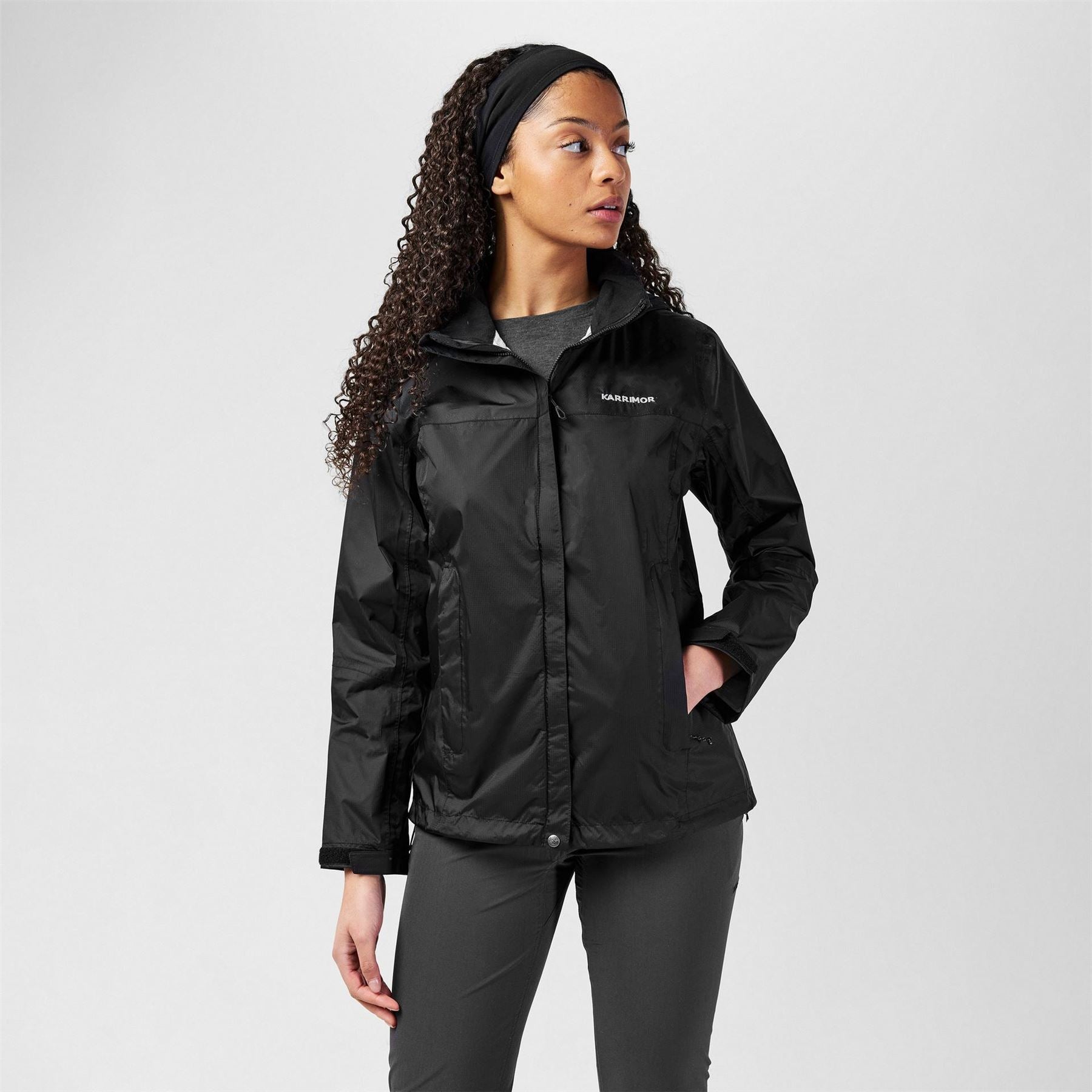 Karrimor Eco Lightweight Packable Long Sleeve Hooded Waterproof Jacket