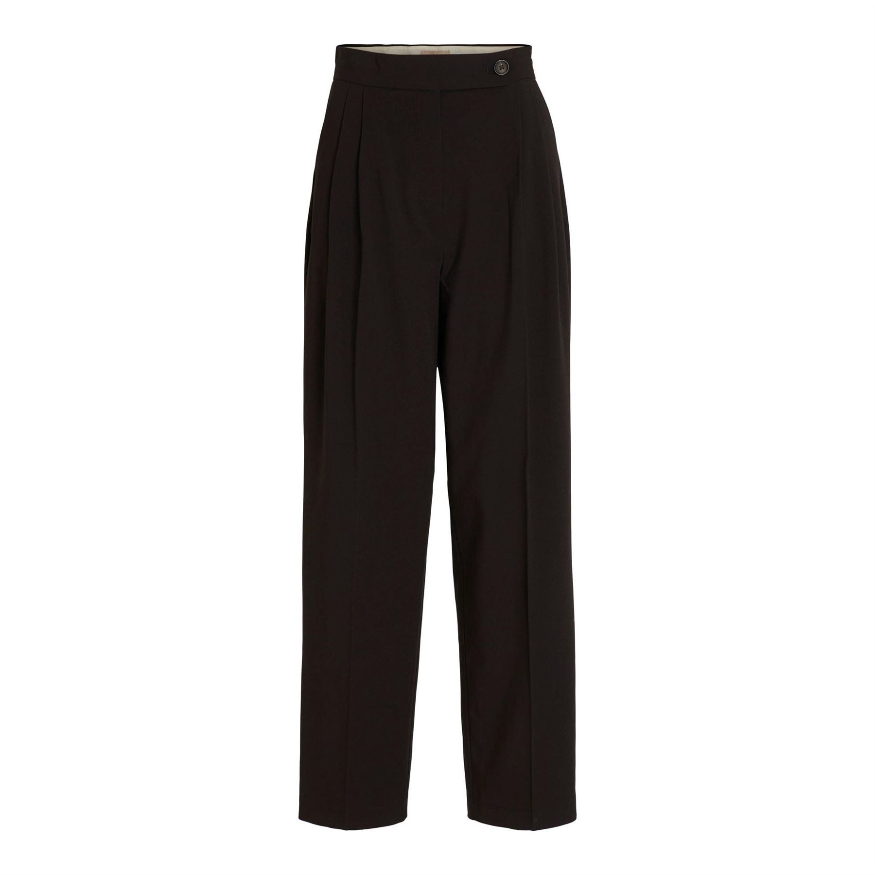 Vila Vclry Pleat Straight Trousers