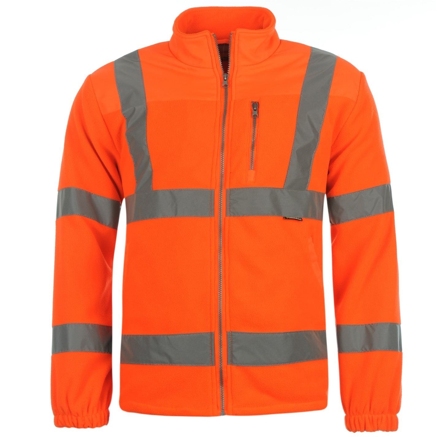 Dunlop  Hi Vis Reflective Fleece Long Sleeve Jacket
