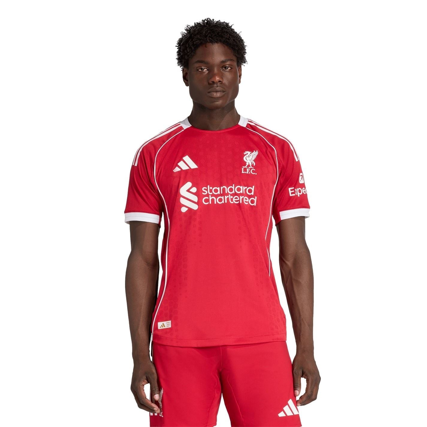 adidas Liverpool Authentic Home Shirt 2025 2026 Adults