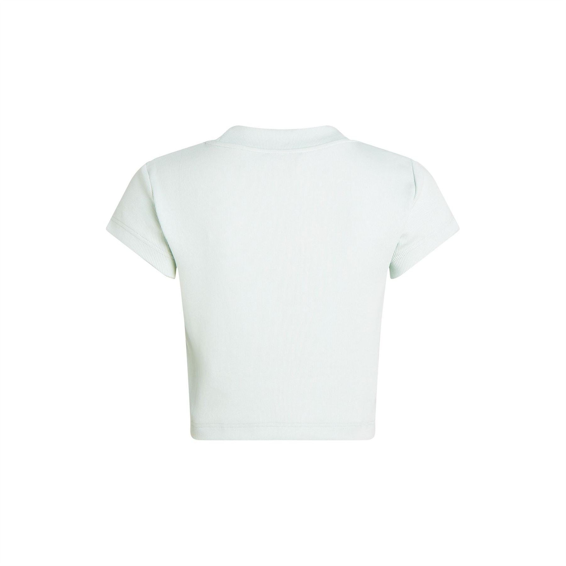 Calvin Klein Jeans Cropped Slim Fit Crew Neck T-Shirt
