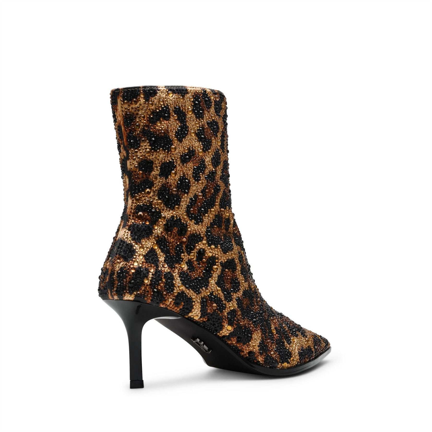 Steve Madden Leopard Patterned Ankle Stiletto Heel Boots