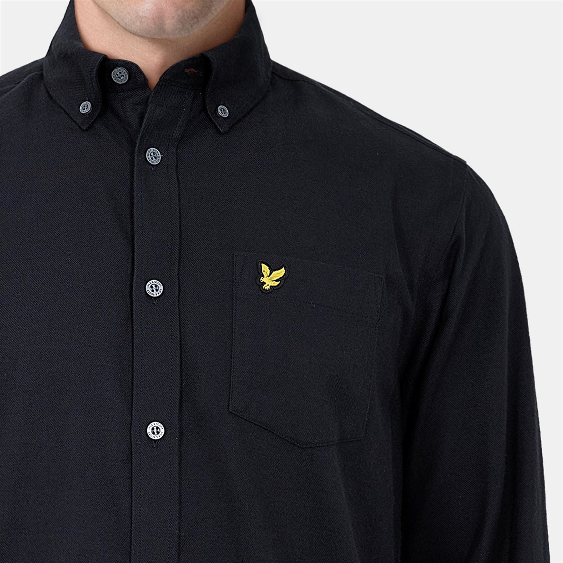 Lyle and Scott Flannel Long Sleeve Regular Fit Shirt