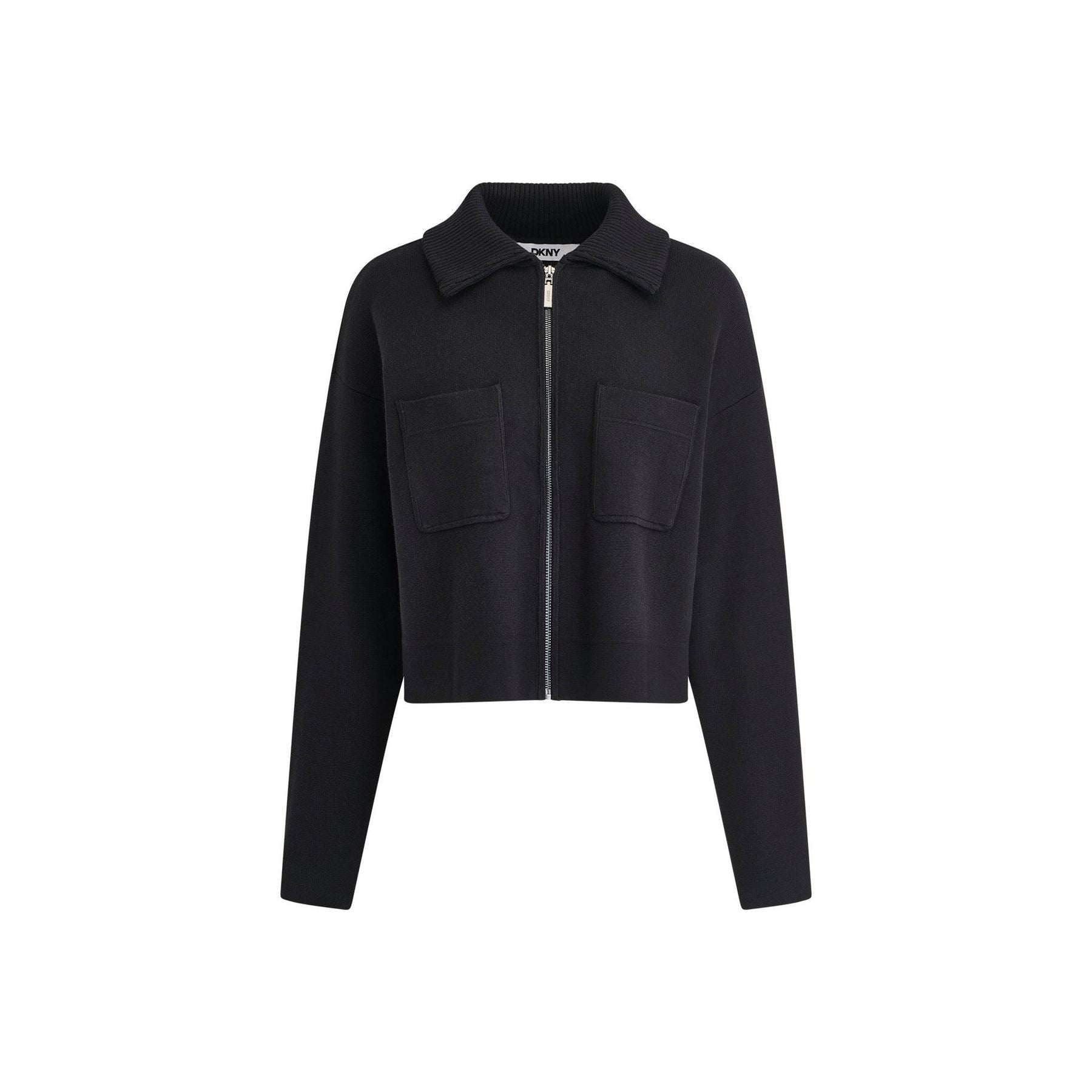 DKNY FulL-Zip Knit Jacket Ld64