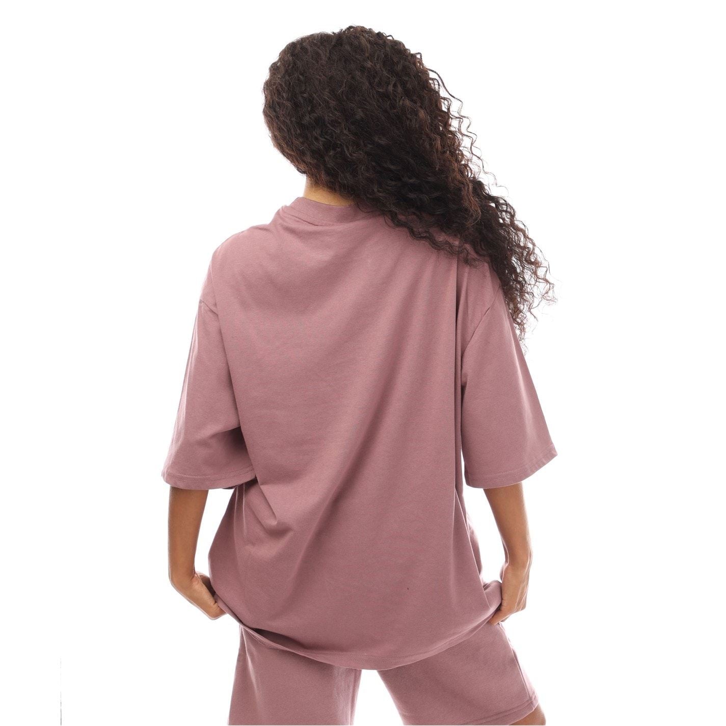 Hype Oversize Fit Signature Print T-Shirt