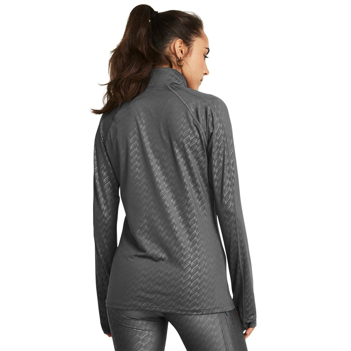 Under Armour Emboss 1 2 Zip Slim Fit Performance Tracksuit Top