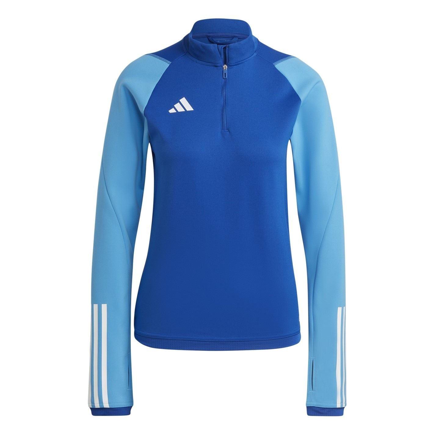 adidas Zip Neck Raglan Sleeve Drill Top