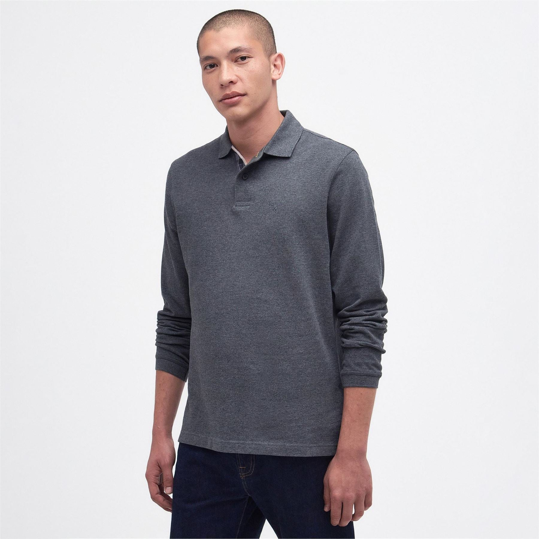 Barbour Long Sleeved Polo Shirt