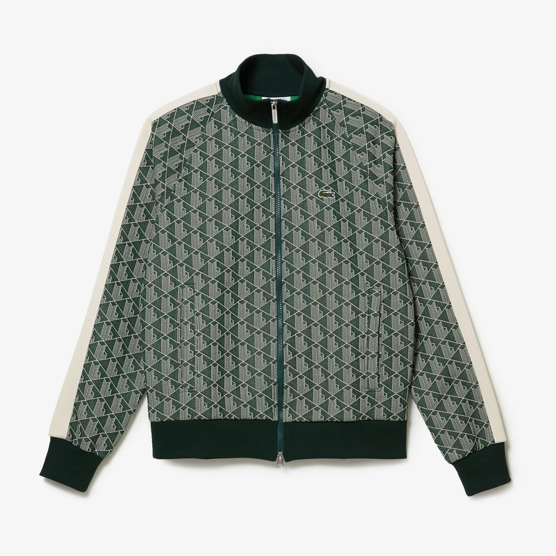 Lacoste Regular Fit Zip Neck Long Sleeve Sweatshirt