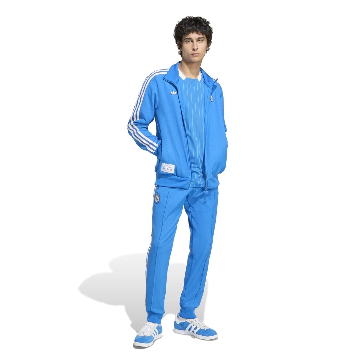 adidas Mens Real Madrid Tracksuit Top