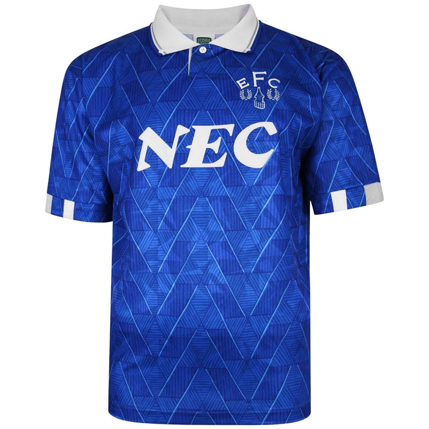 Score Draw Mens Everton Fc Home Shirt 1990
