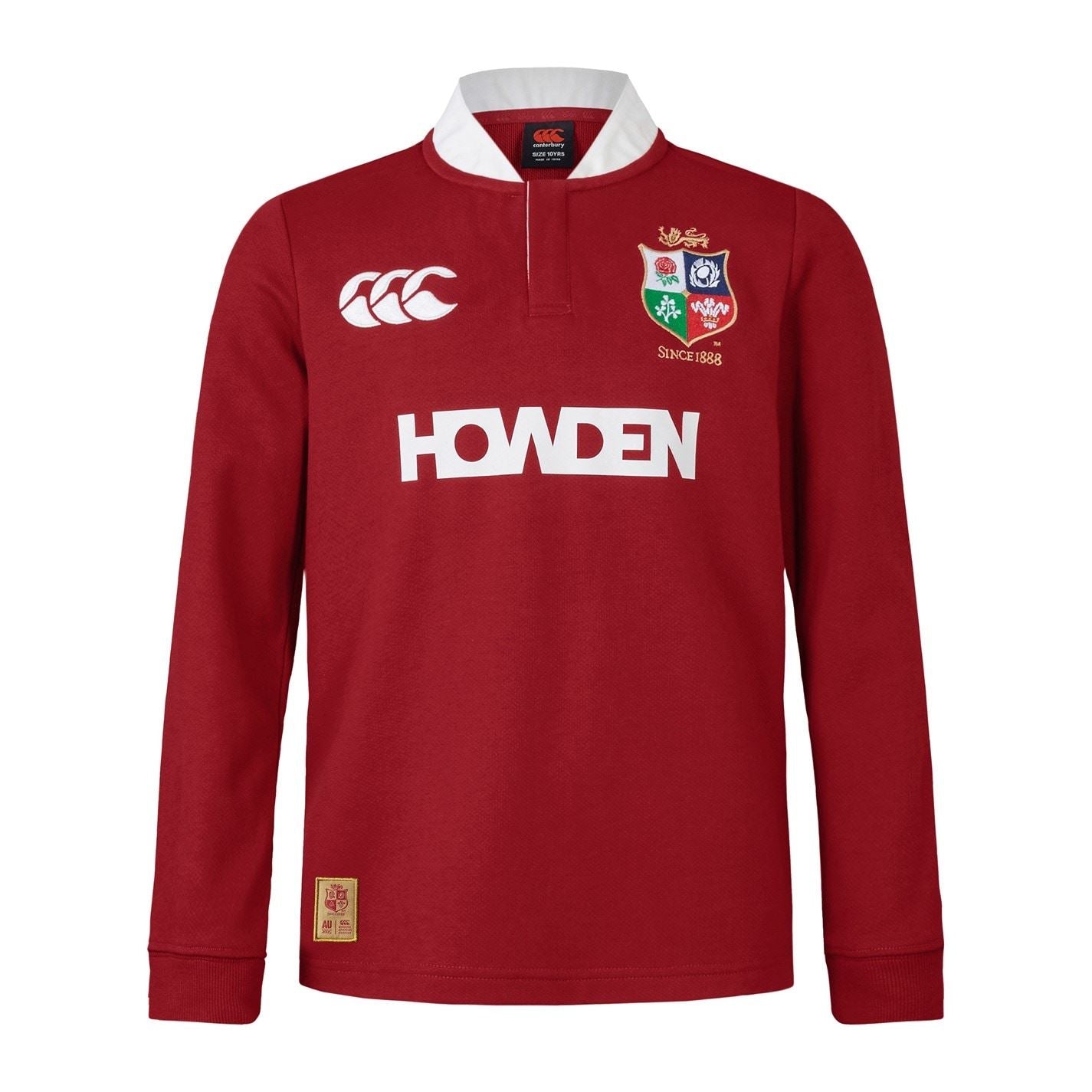 Canterbury British And Irish Lions 2025 Long Sleeve Classic Shirt Juniors