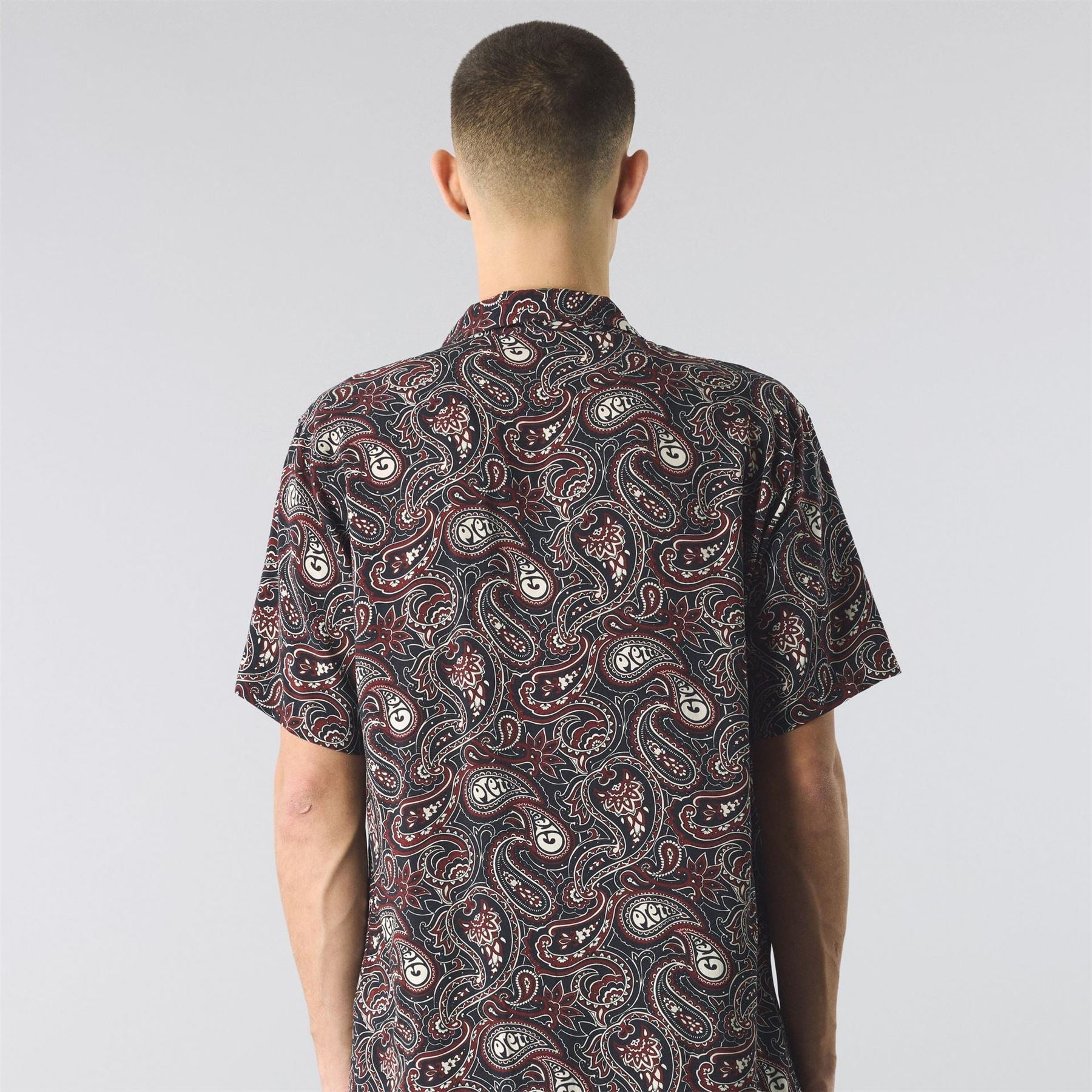 Pretty Green Feltham Paisley Short Sleeve Patterned Shirt