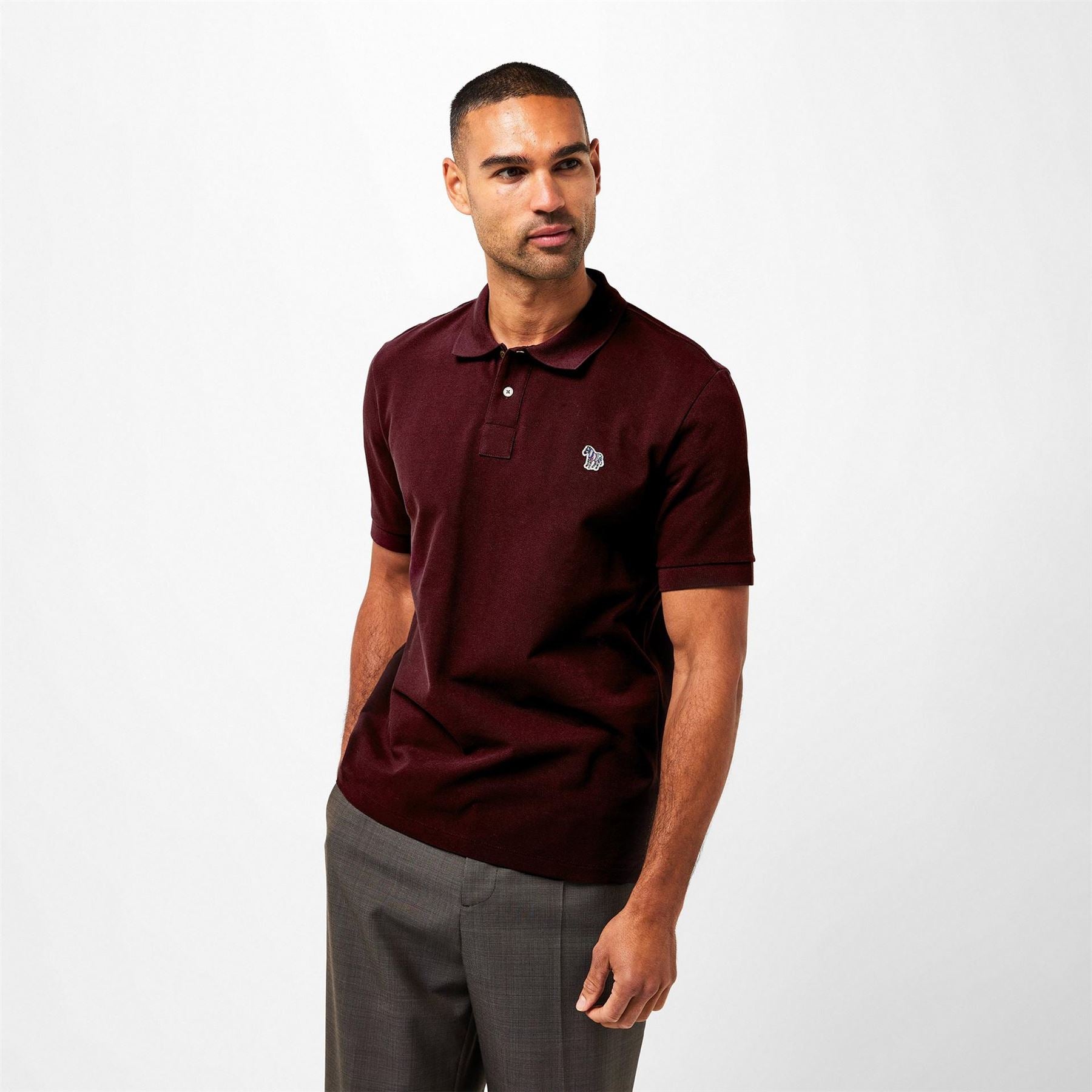 PS Paul Smith Regular Fit Zebra Polo Shirt