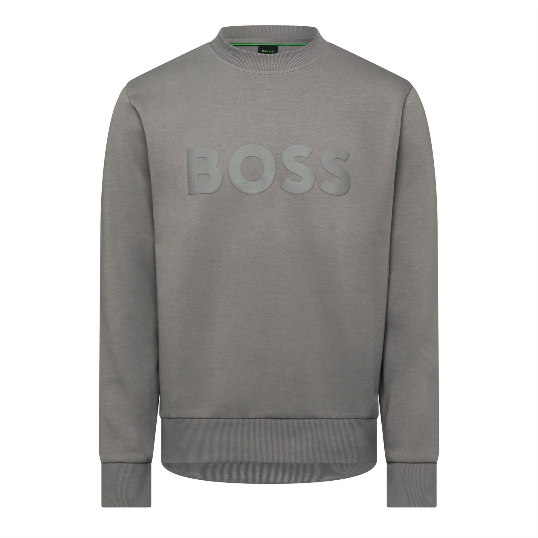 Boss Wordmark Crew Neck Long Sleeve Regular Fit Sweatshirt