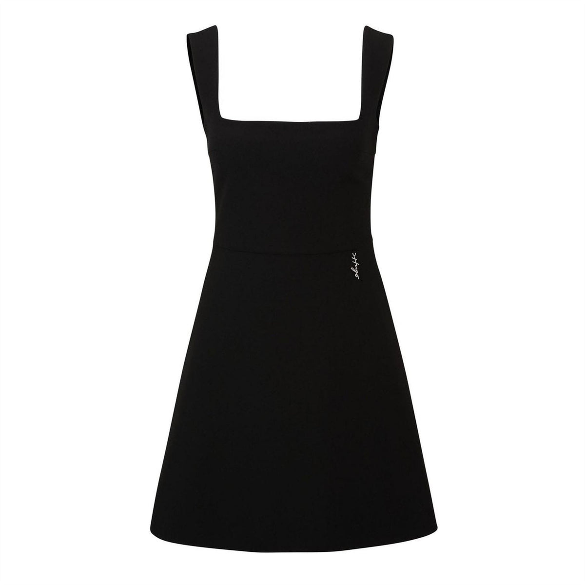 Hugo Metallic Logo Mini Dress