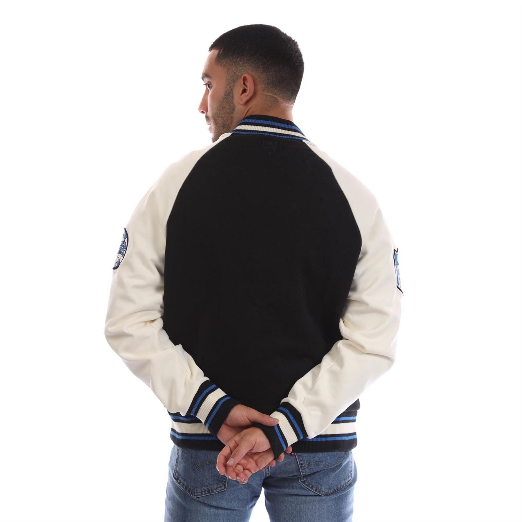 Avirex Spring Embroidered Ribbed Cuff Bomber Jacket