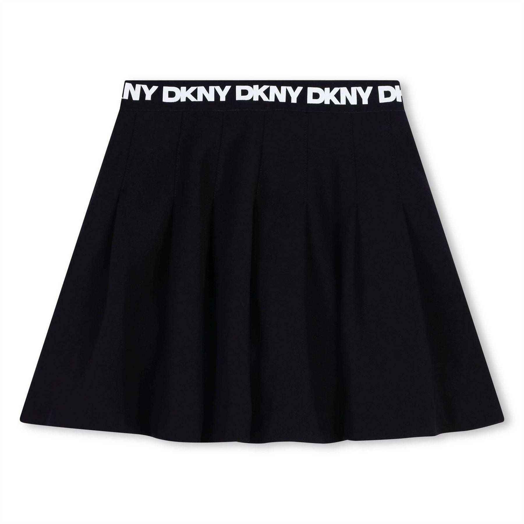 DKNY Logo Skater Mini Skirt