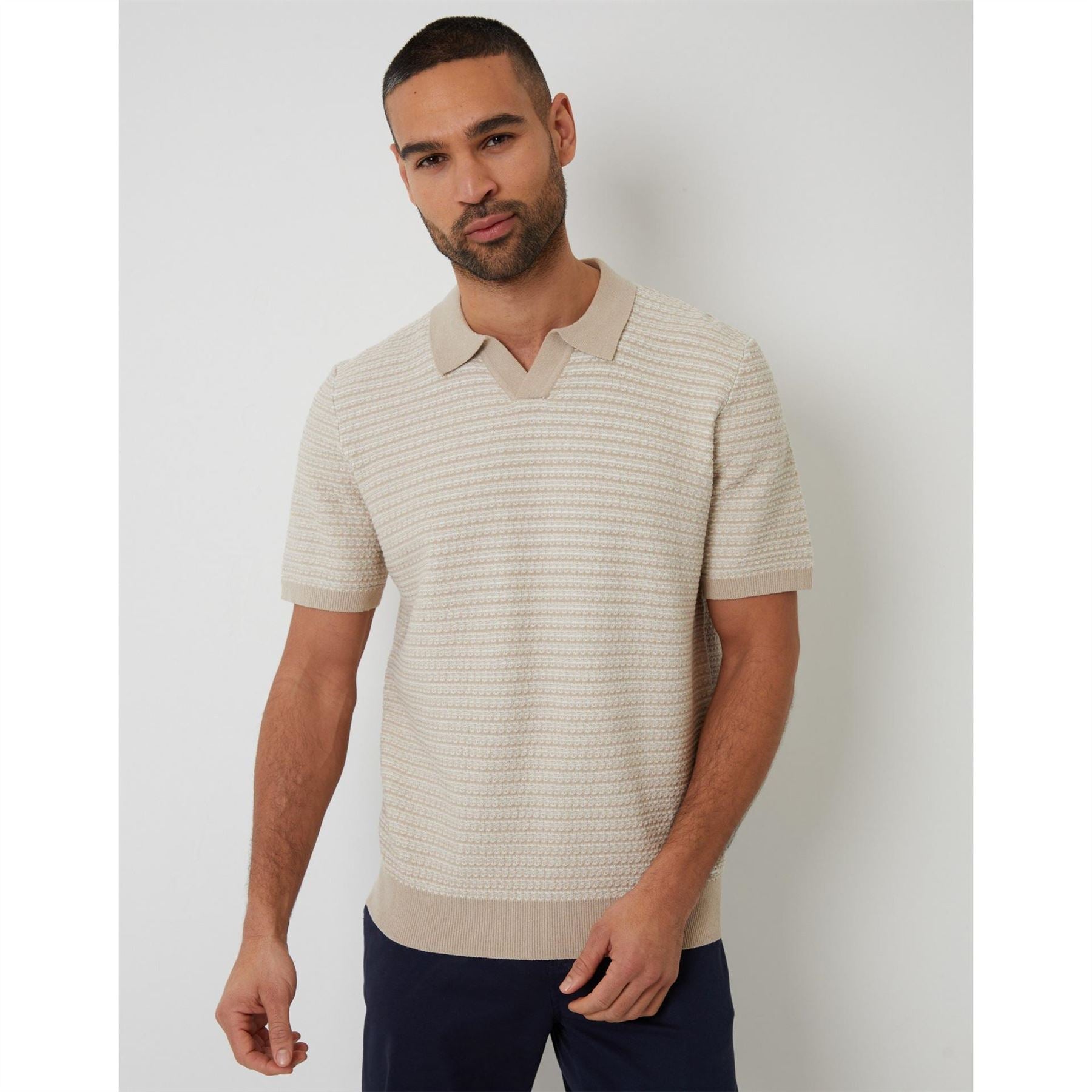 Threadbare Nordale Collared Short Sleeve Polo Shirt