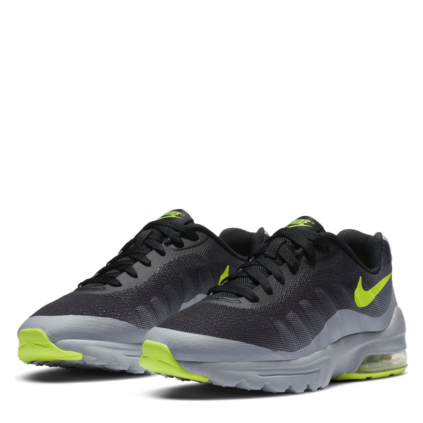 Grey Womens Nike Air Max Invigor Print Athletic Sneakers Women's