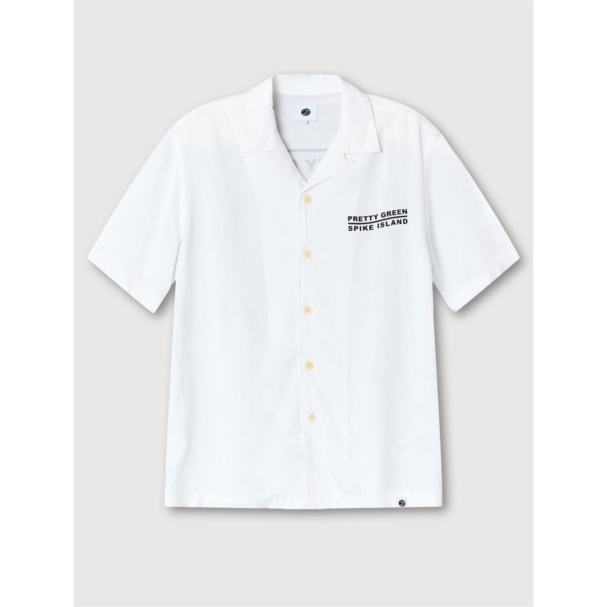 Pretty Green Spike Island Short Sleeve Plain Shirt