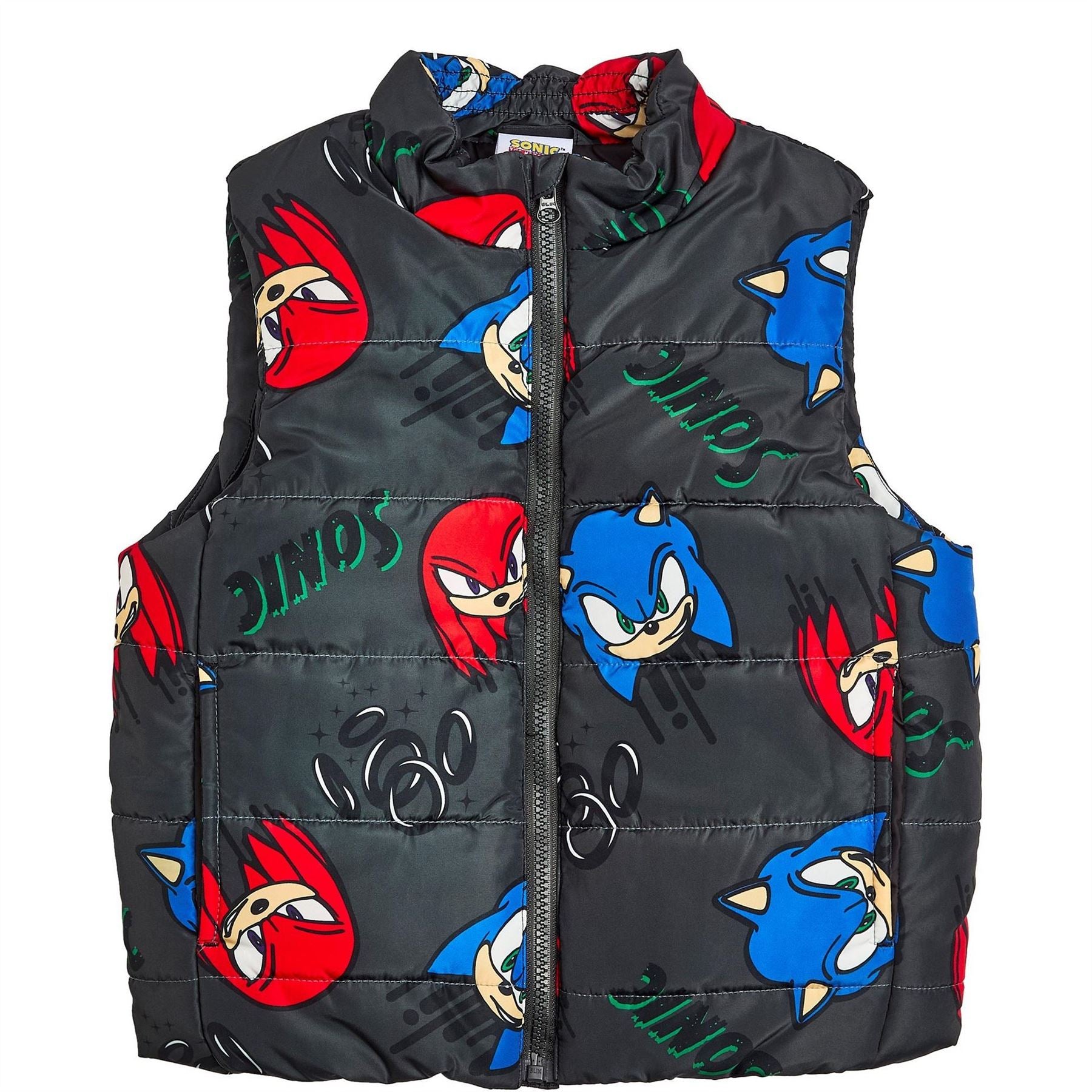 Character Large Genie Mock Neck Vest