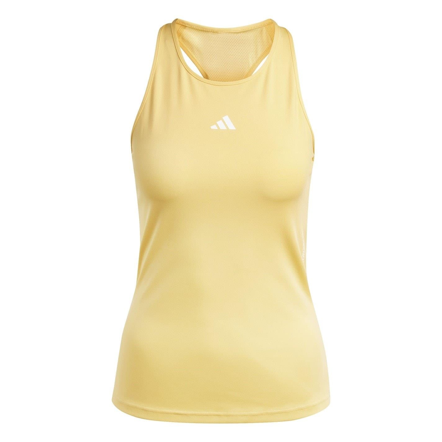 adidas Slim Fit High Neck Gym Vest