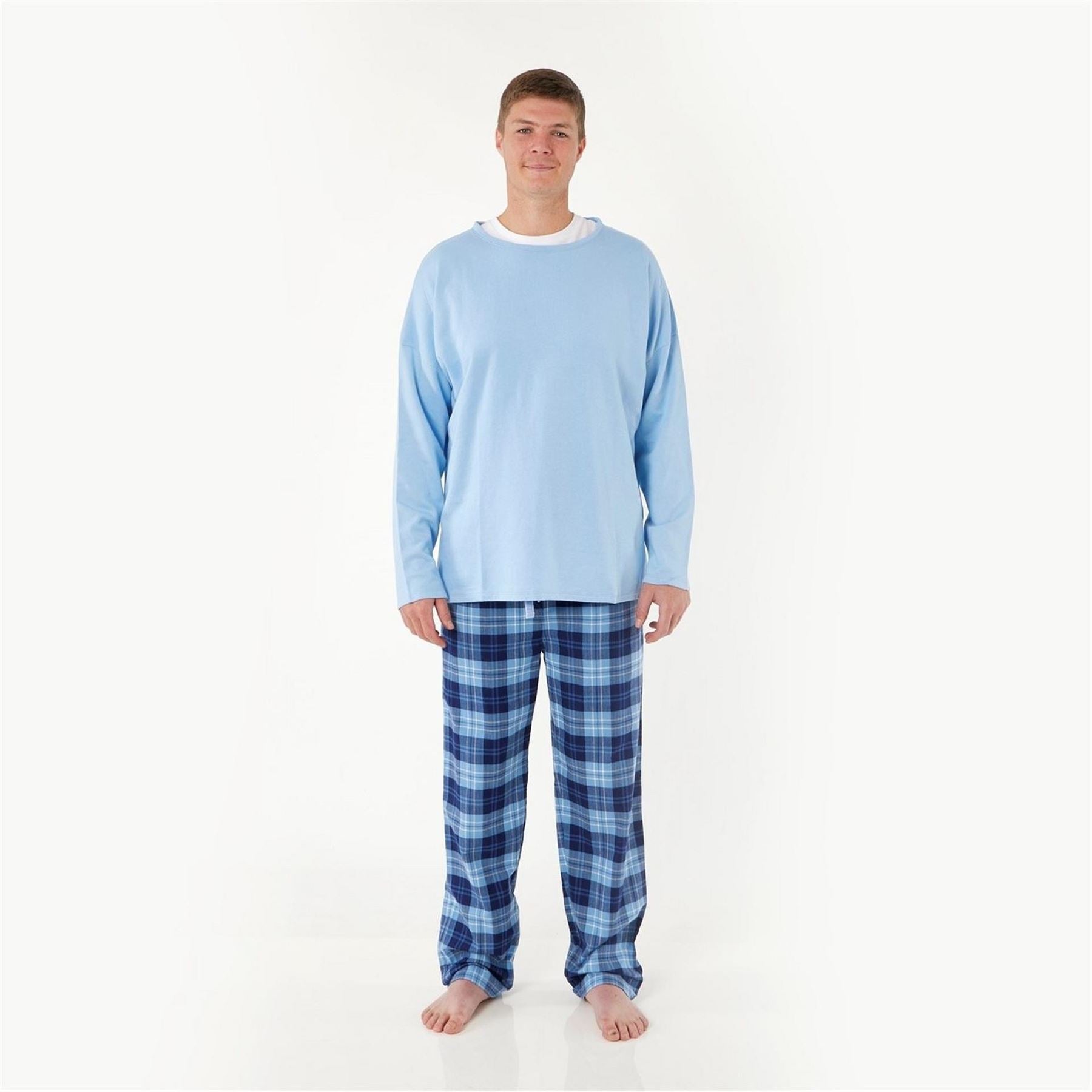 Loungers Mens Organic Brushed Cotton Lounge Trousers