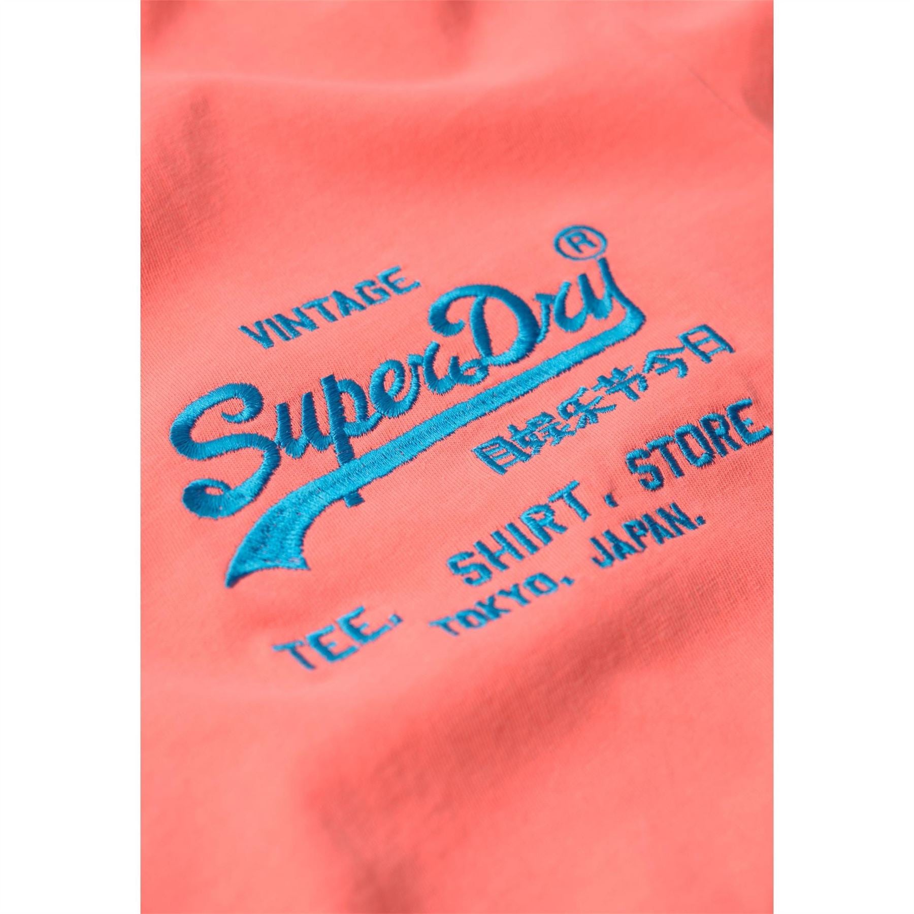 Superdry Neon Vintage Logo Regular Fit T-Shirt