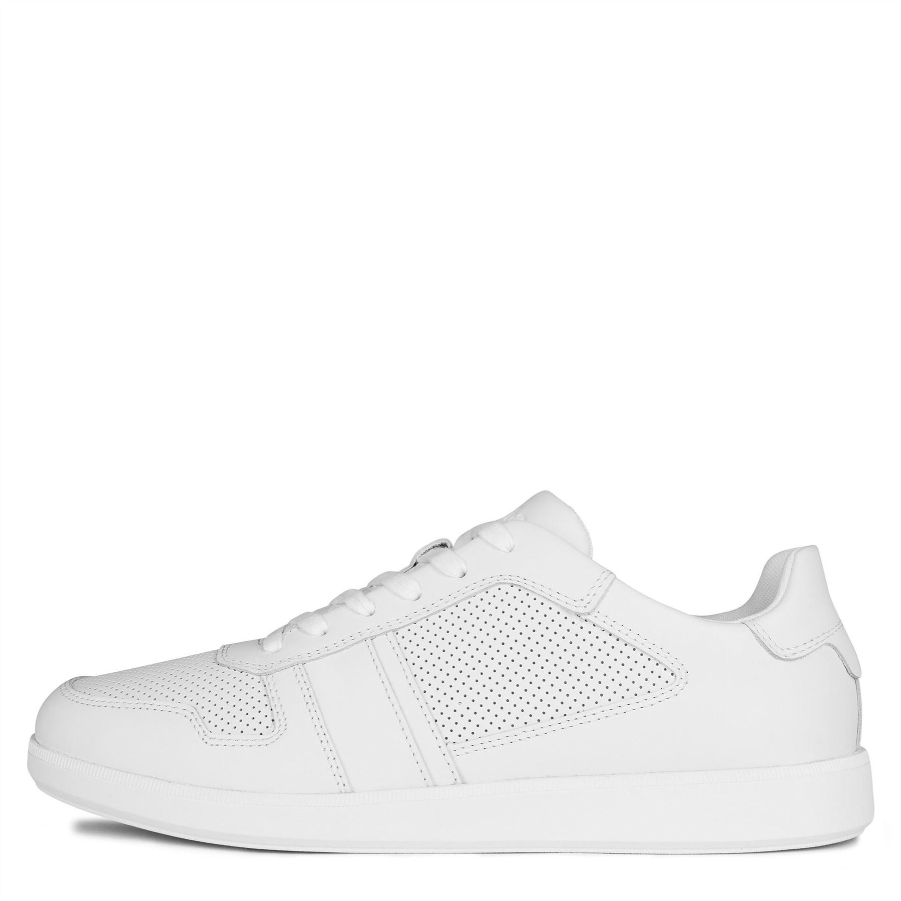 Calvin Klein Lace Up Leather Trainers