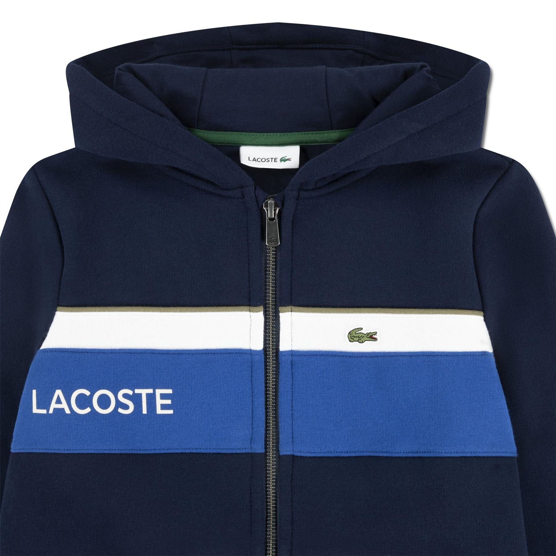 Lacoste Block Zipullover Hoody
