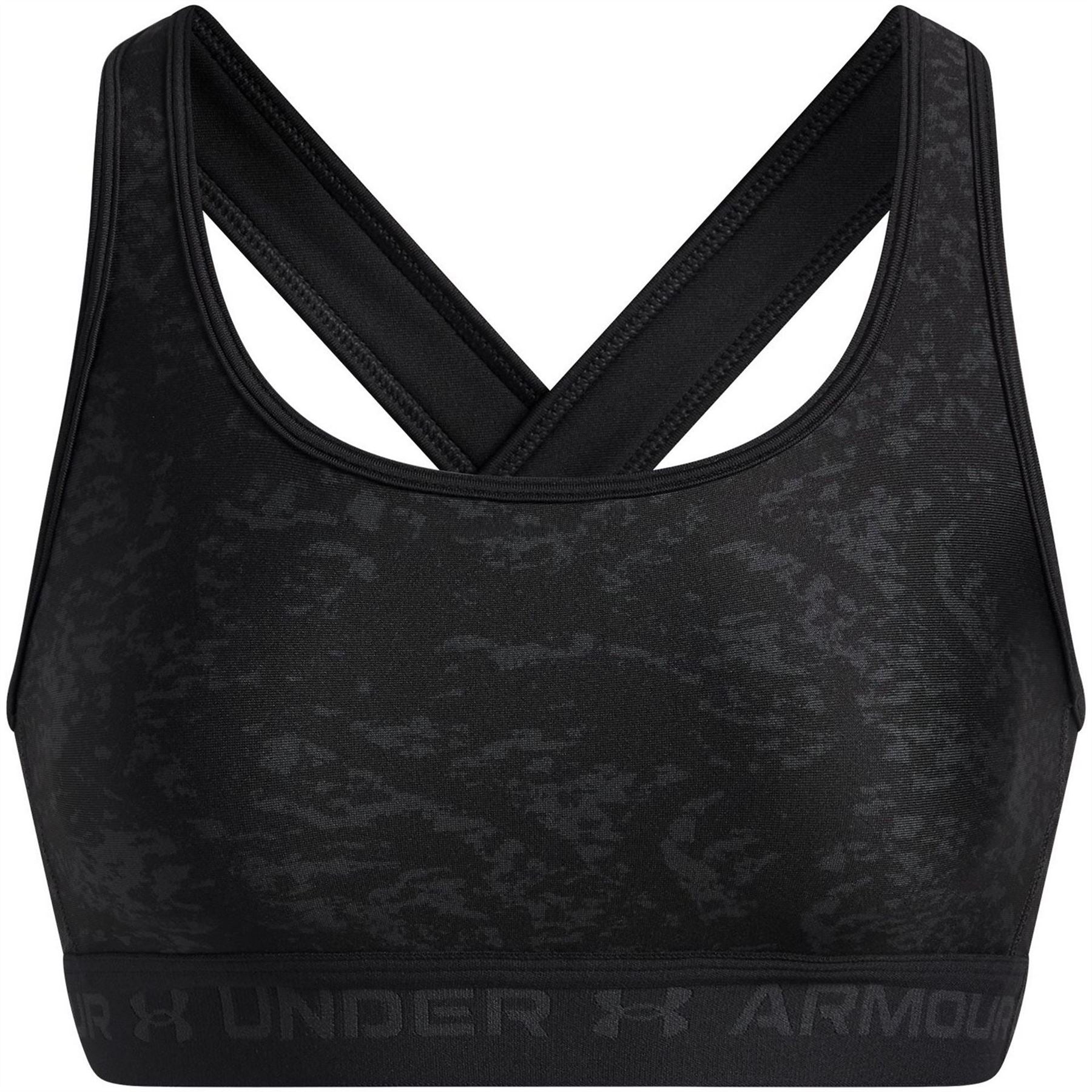Under Armour Crossbodyack Mid Print Medium Impact Sports Bra