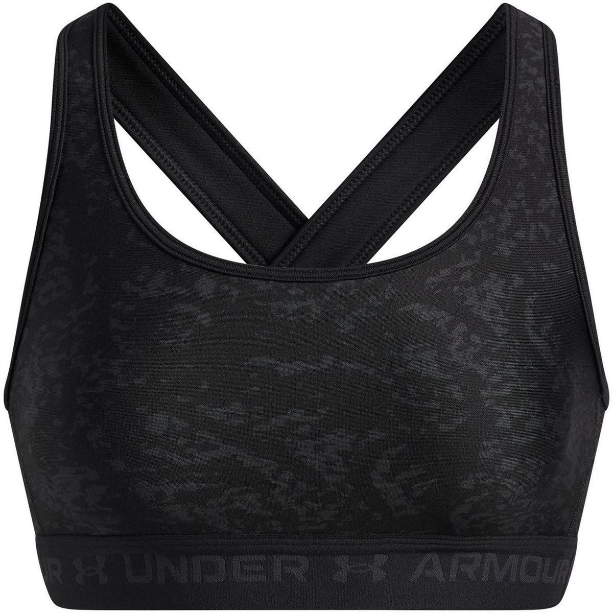 Under Armour Crossbodyack Mid Print Medium Impact Sports Bra