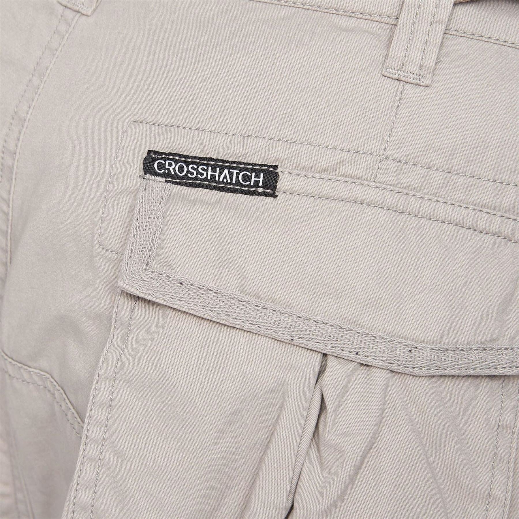 Crosshatch Cargo Shorts