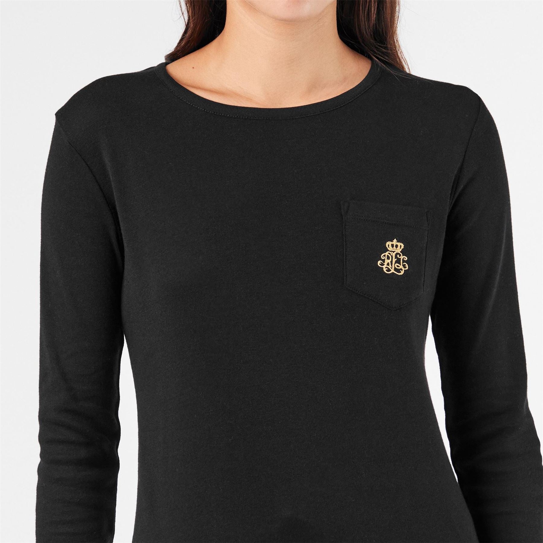 Lauren by Ralph Lauren Fleece Crew Neck Long Sleeve Pyjama Set