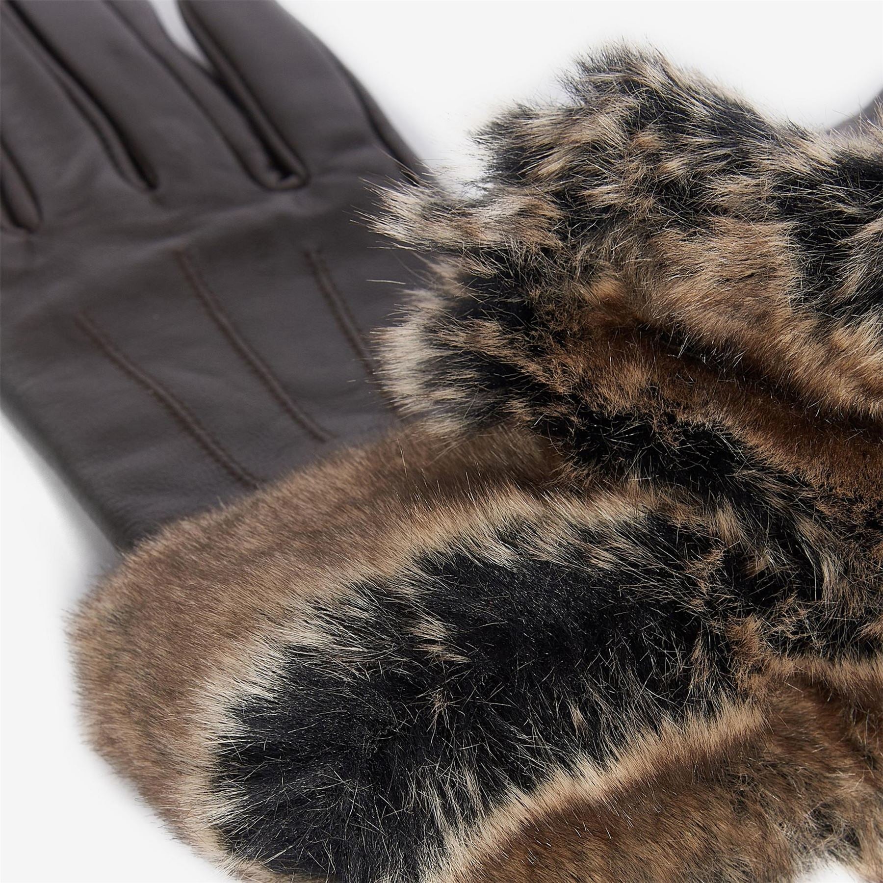 Barbour Trimmed Leather Gloves