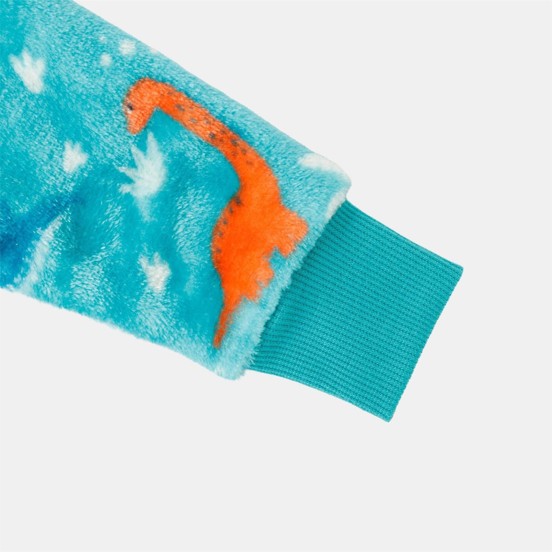 Star Fleece Onesie Infant Dino Print