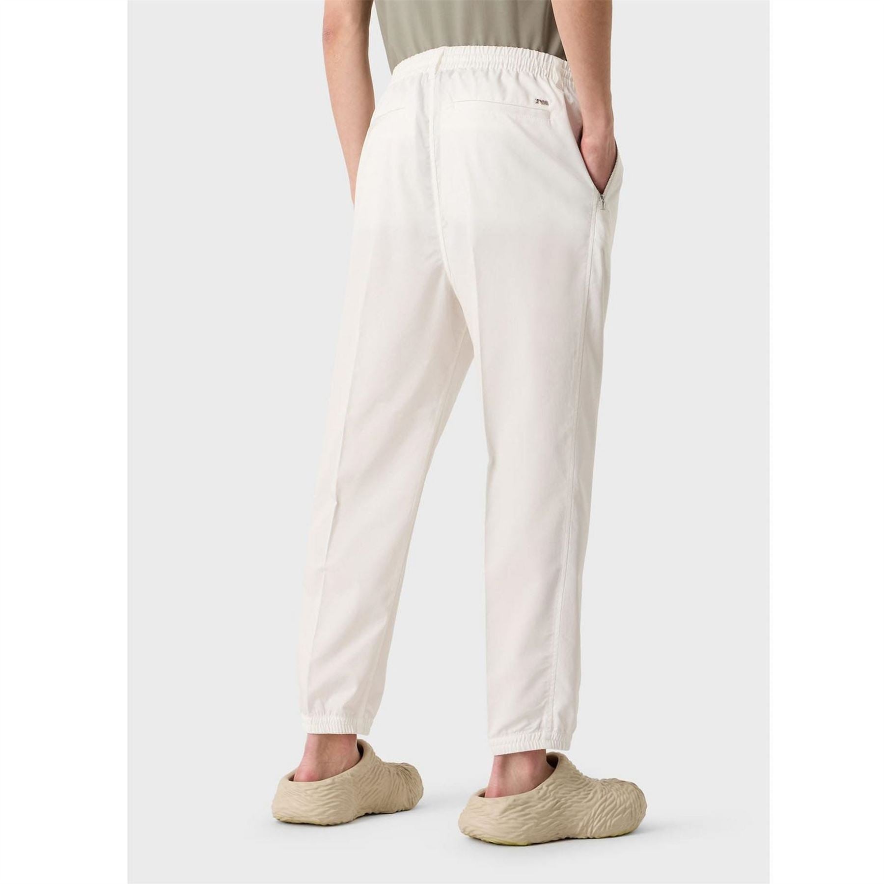 Emporio Armani Mens Armani Pantaloni Straight Leg Trousers