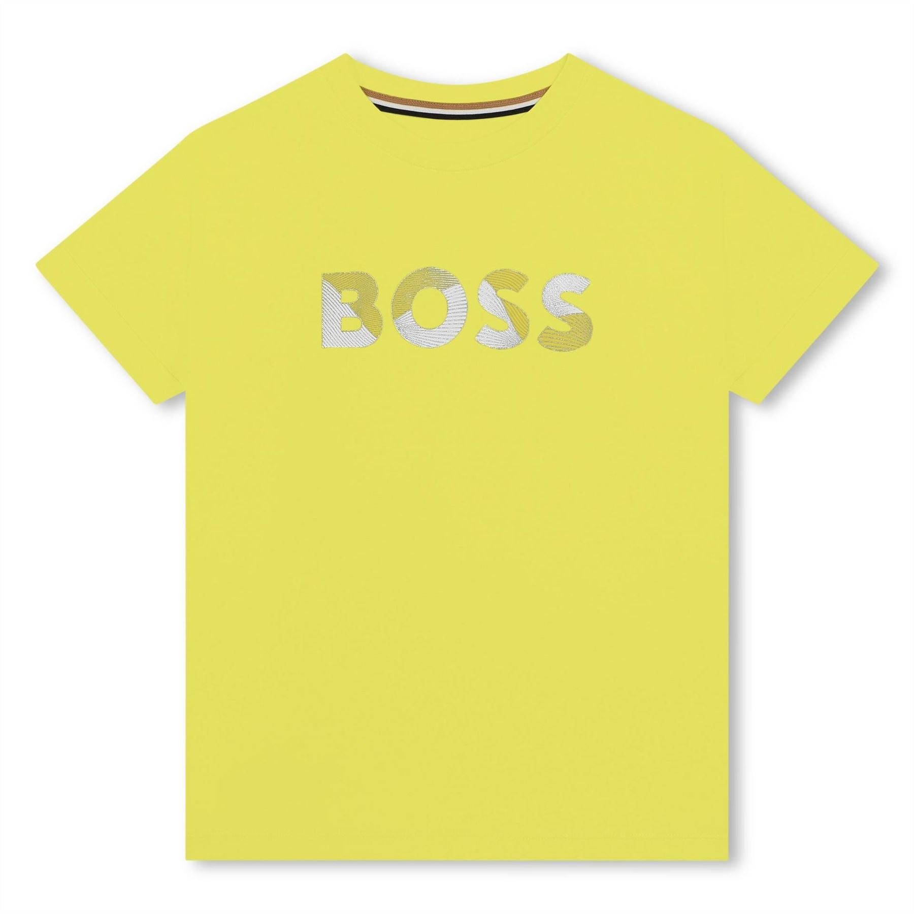 Boss Crew Neck Lettering Regular Fit T-Shirt