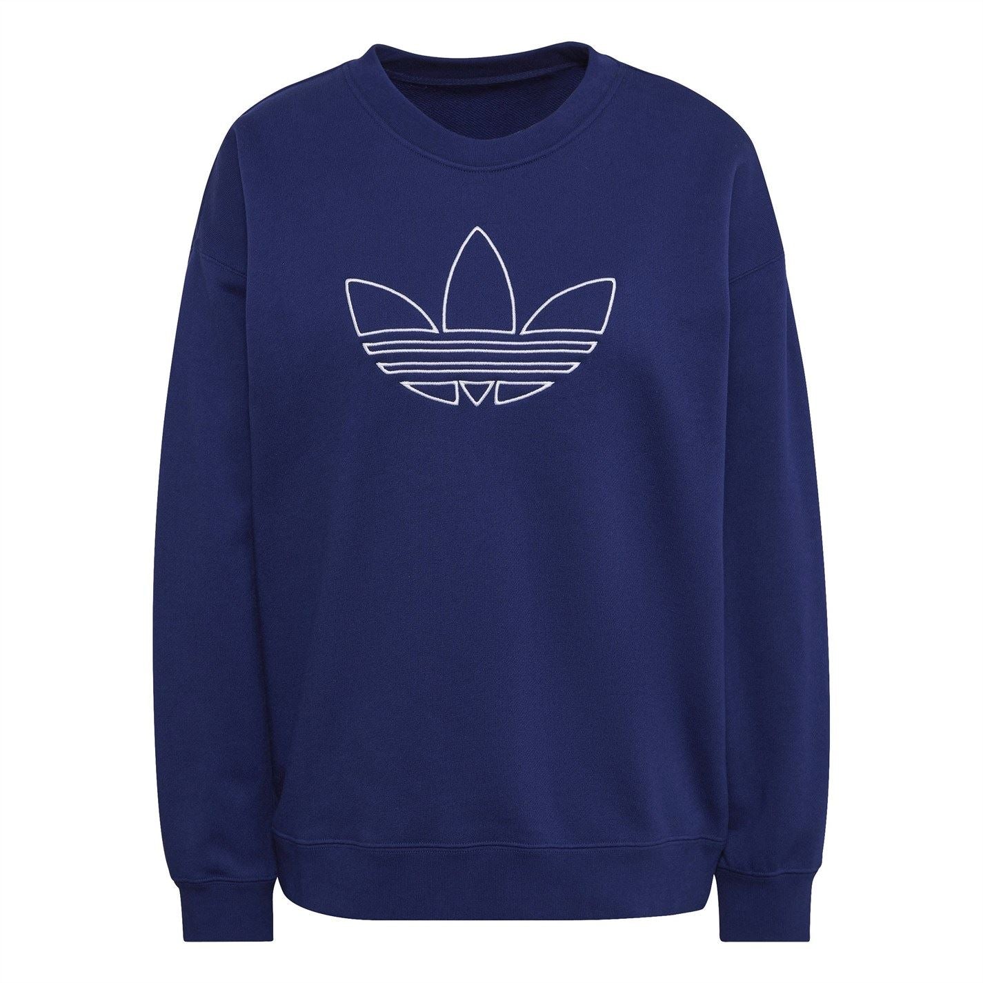 adidas Originals Relaxed Fit Quilted Sweatshirt