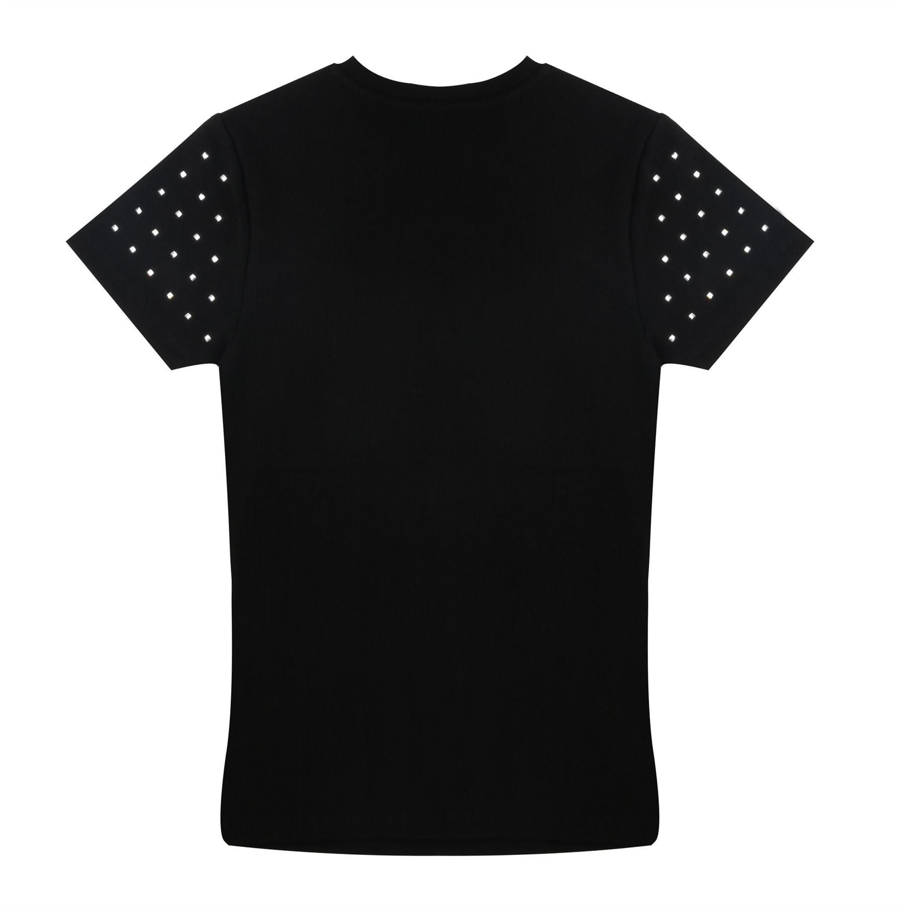 Biba Regular Fit Sparkle Crew Neck T-Shirt