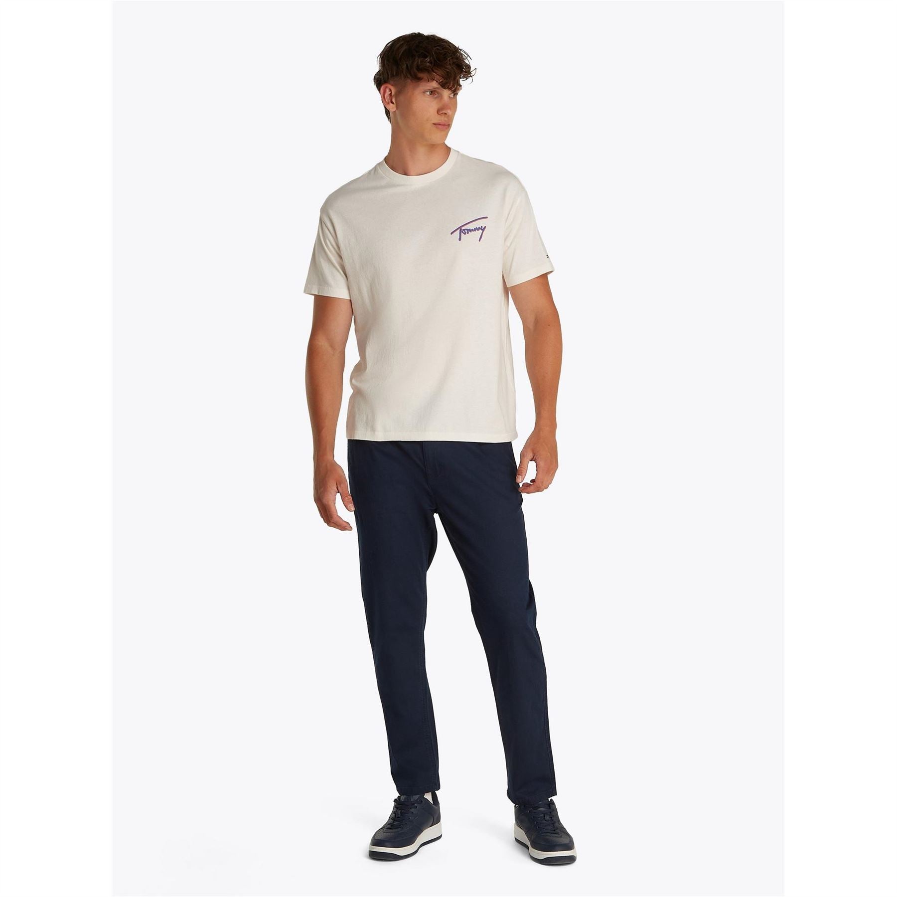 Tommy Jeans Timmy Regular Fit Lettering Graphic T-Shirt