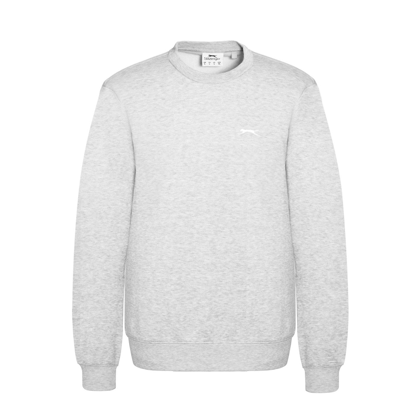 Slazenger Mens Fleece Crew Sweater