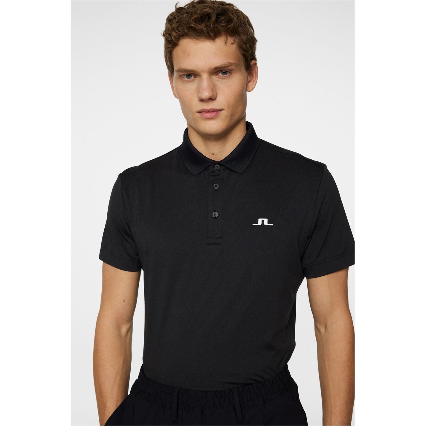 J Lindeberg Golf Short Sleeve Performance Polo Shirt