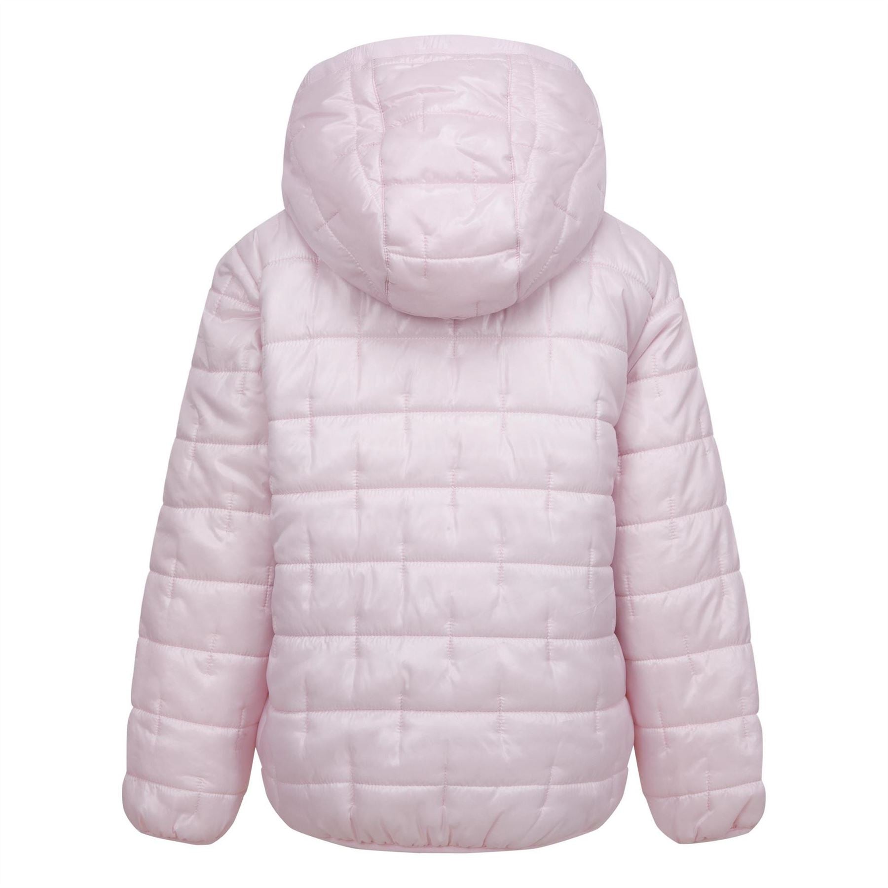 Nike Positive Q Hooded Solid Patterned Puffer Jacket