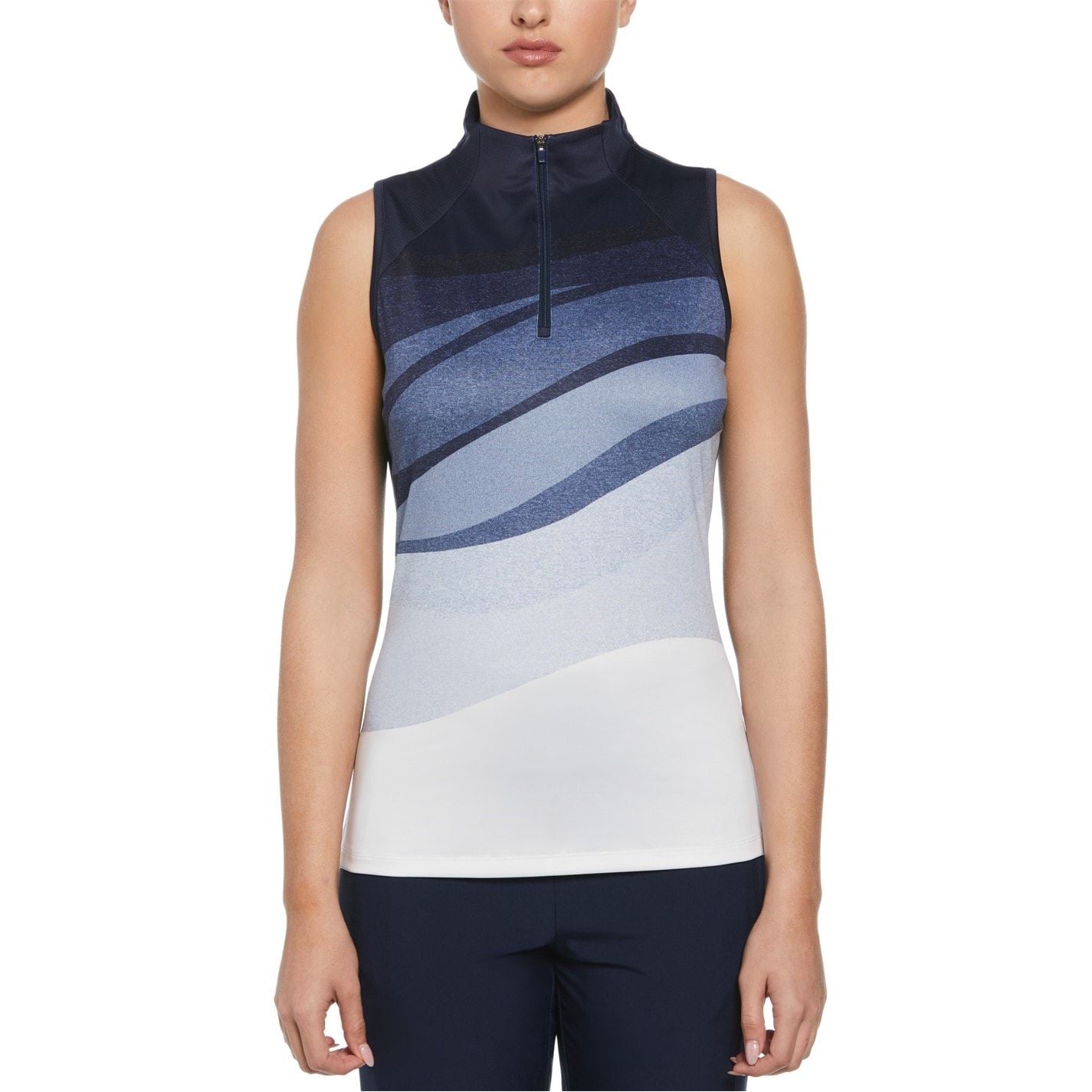 Callaway Quarter Zip Heritage Polo Shirt Ladies