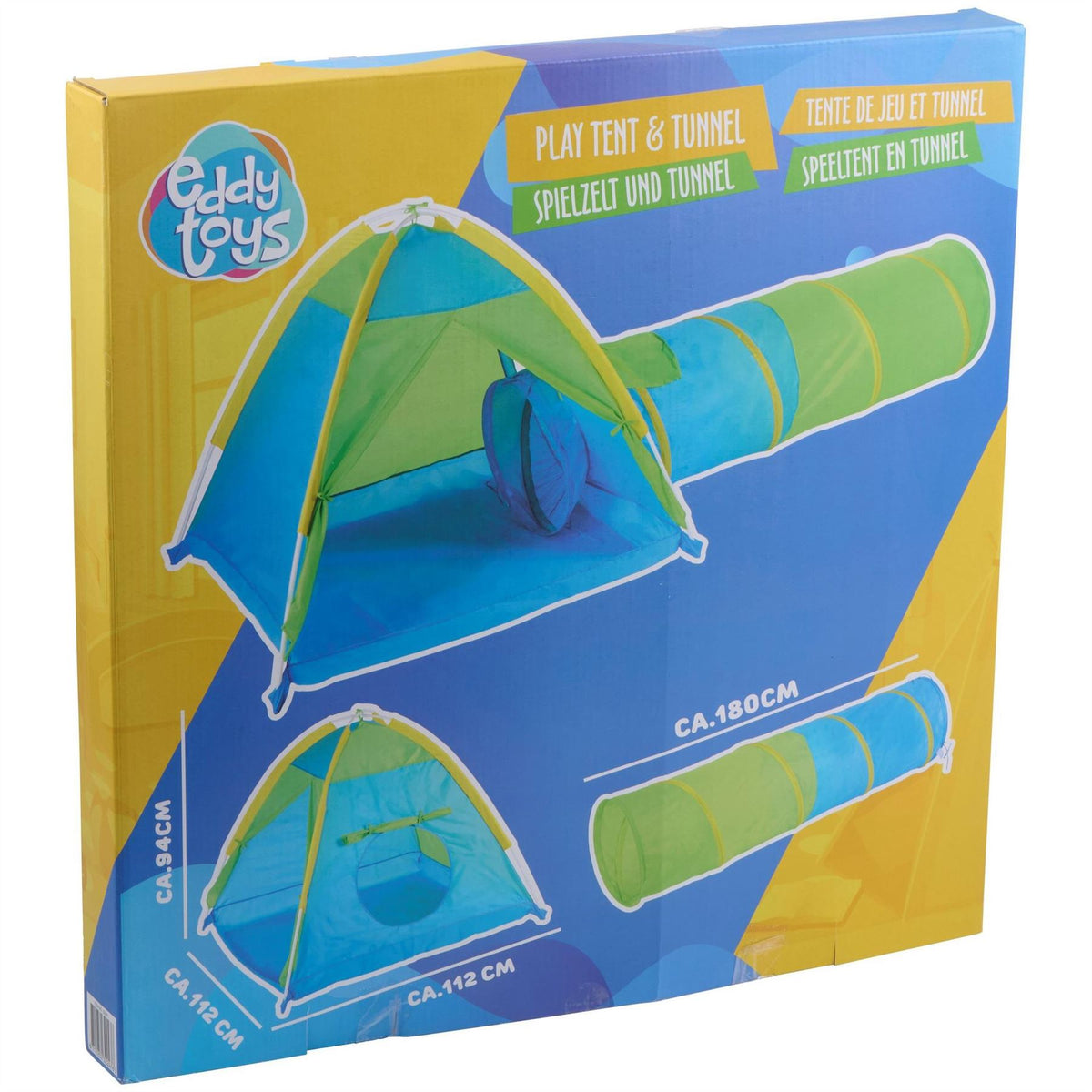 Eddy Toys Toys Play Tent With Tunnel 292x94cm