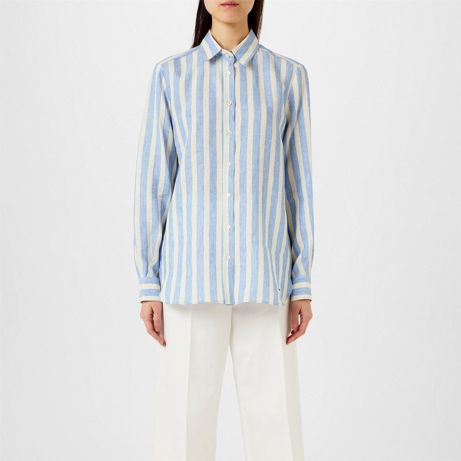 Weekend Max Mara Mmw Lari Long Sleeve Patterned Shirt