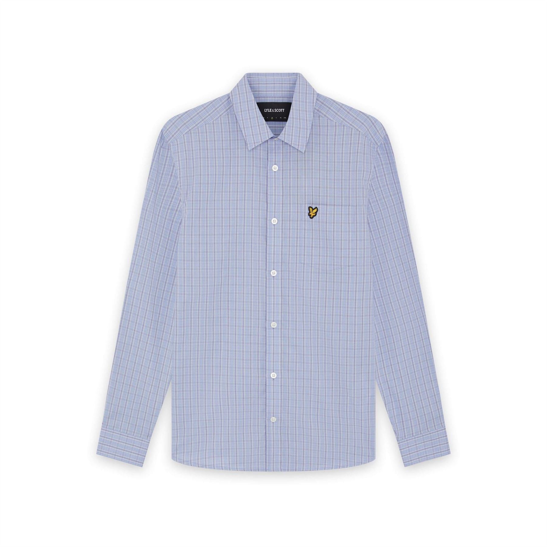 Lyle and Scott Long Sleeve Patterned Shirt